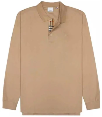 Burberry FW23 Baju Polo Lengan Panjang Straight-Cut Butang Beige. 80754861 Order Burberry FW23 Baju Polo Lengan Panjang Straight-Cut Butang Beige. 80754861
