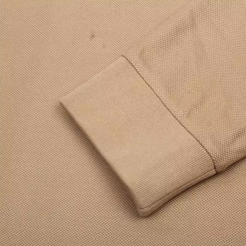 Purchase Burberry FW23 Baju Polo Lengan Panjang Straight-Cut Butang Beige. 80754861