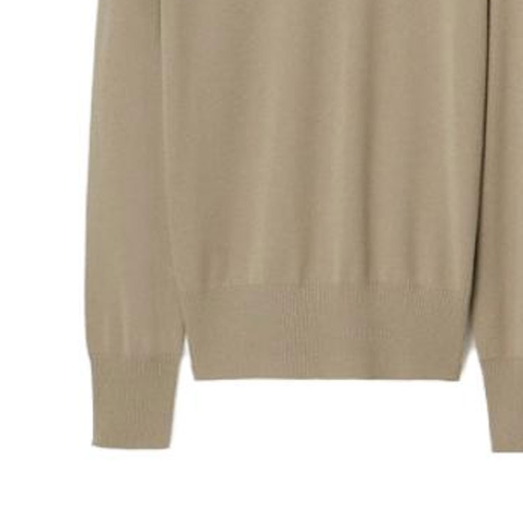 Sizing Burberry FW23 Baju Sejuk Rajut Crewneck Warna Solid. 80775601