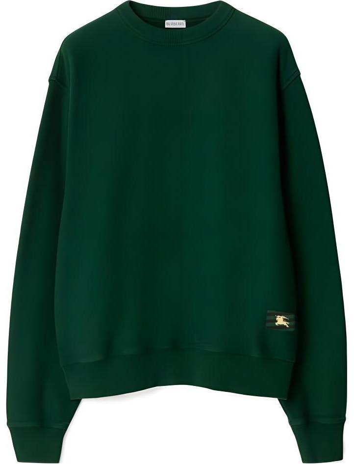burberry-fw-23-solid-color-logo-crewneck-long-sleeve-sweatshirt-green-mens-80812221