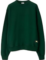 Burberry FW23 Solid Color Logo Crewneck Long Sleeve Sweatshirt Green Mens. 80812221 Burberry FW23 Solid Color Logo Crewneck Long Sleeve Sweatshirt Green Mens. 80812221