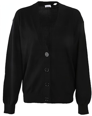 Burberry FW23 Solid Color V-Neck Long Sleeve Knitwear Unisex Sweater 80748881 1