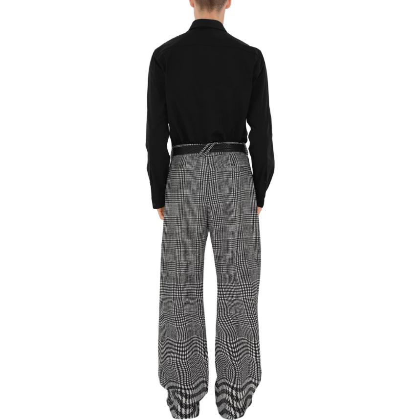 Burberry FW23 Solid Logo Embroidered Long Sleeve Shirt  Black 80830671 圖 5