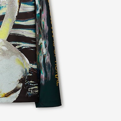 버버리 FW23 스완 레터 프린트 스웻셔츠 유니섹스 아이비 그린. 80773331 Details for 버버리 FW23 스완 레터 프린트 스웻셔츠 유니섹스 아이비 그린. 80773331