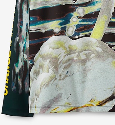 버버리 FW23 스완 레터 프린트 스웻셔츠 유니섹스 아이비 그린. 80773331 Sizing 버버리 FW23 스완 레터 프린트 스웻셔츠 유니섹스 아이비 그린. 80773331