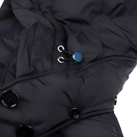 Burberry FW23 Chaqueta Larga Negra Unisex con Capucha y Doble Botonadura. 80720841 Sizing Burberry FW23 Chaqueta Larga Negra Unisex con Capucha y Doble Botonadura. 80720841