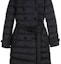 Cheap Burberry FW23 Chaqueta Larga Negra Unisex con Capucha y Doble Botonadura. 80720841