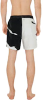 Shop Burberry FW24 Black Mid-Rise Straight Beach Shorts with Letter Accents. 80960341