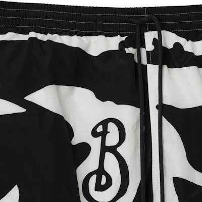 Burberry FW24 黑色中腰直筒海灘短褲附字母裝飾。 80960341 Details for Burberry FW24 黑色中腰直筒海灘短褲附字母裝飾。 80960341