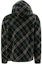 Lookbook バーバリー FW24 チェック ジップアップ フーディージャケット ダークグリーン. 80914681