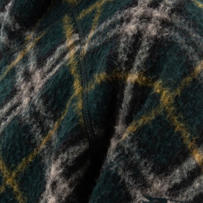 バーバリー FW24 チェック ジップアップ フーディージャケット ダークグリーン. 80914681 Purchase バーバリー FW24 チェック ジップアップ フーディージャケット ダークグリーン. 80914681