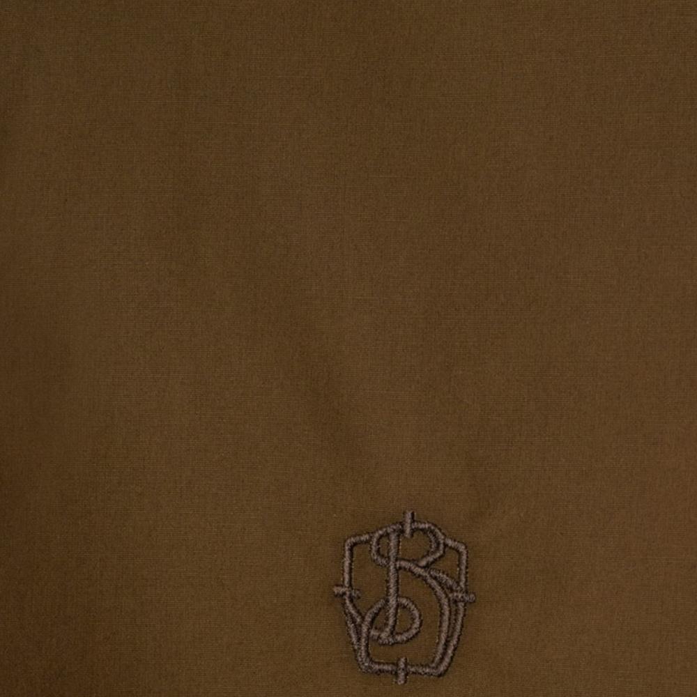 Burberry FW24  Thorn-Colored Wide Collar Long Sleeve Button-Up Shirt. 80998441 圖 6