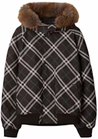 Burberry FW24 All-Over Checkered Print Hooded Jacket Black Men’s 80915941 Burberry FW24 All-Over Checkered Print Hooded Jacket Black Men’s 80915941
