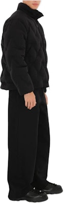 Burberry FW24 Black Logo Embroidered Puffer Jacket for Men. 80941741 Details for Burberry FW24 Black Logo Embroidered Puffer Jacket for Men. 80941741