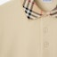 Details for バーバリー FW24 チェックパネル コットン 半袖 ポロシャツ メンズ ナツメグ 81038641