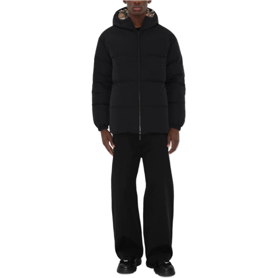 Lookbook Burberry FW24 Check Print Reversible Zip Long Sleeve Down Jacket  Beige 80942371