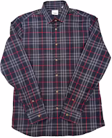 Burberry FW24 Checkered Long-Sleeve Shirt Blue Fashion. 80842961 Burberry FW24 Checkered Long-Sleeve Shirt Blue Fashion. 80842961