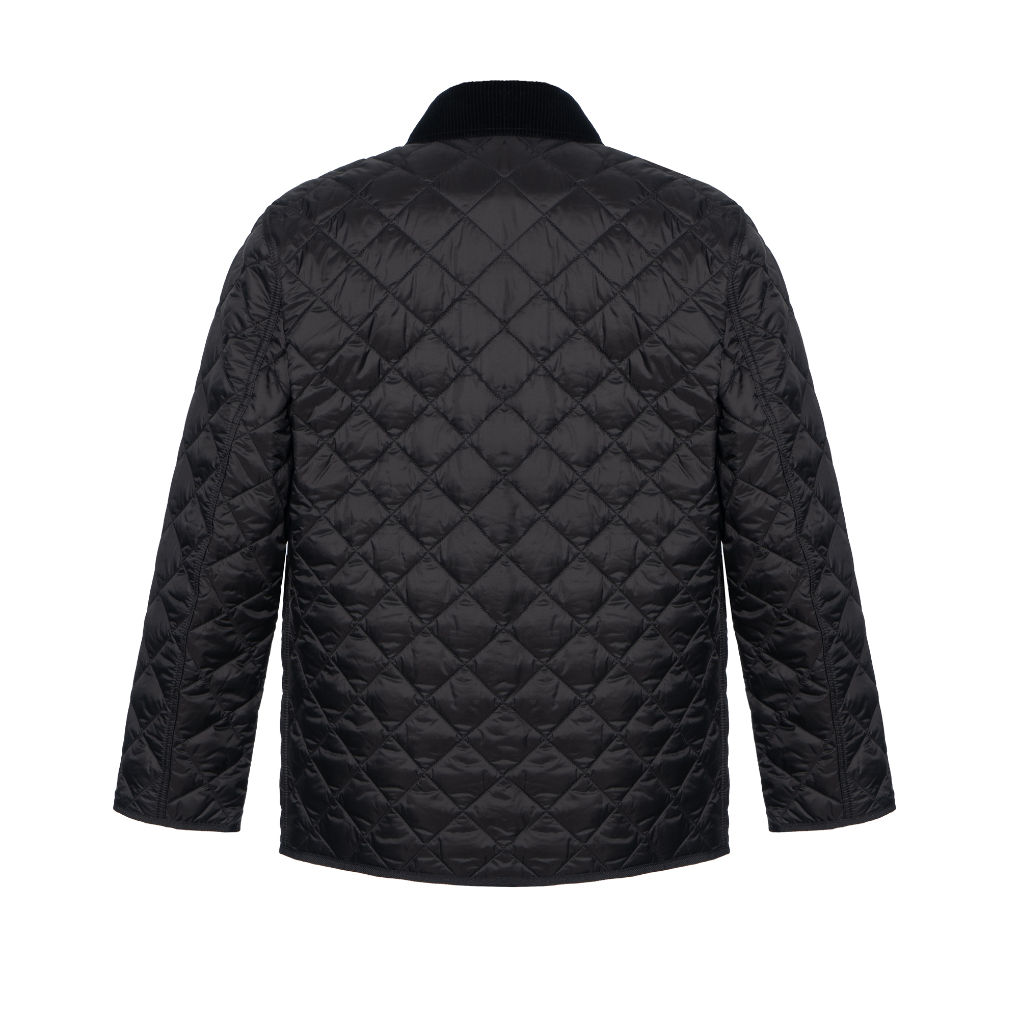 Lookbook Burberry FW24 Diamond Quilted Classic Check Cotton Jacket Black 80914621