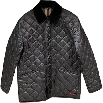 Burberry FW24 Diamond Quilted Classic Check Cotton Jacket Black 80914621 Shop Burberry FW24 Diamond Quilted Classic Check Cotton Jacket Black 80914621