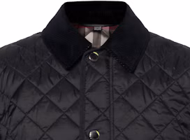Cheap Burberry FW24 經典格紋菱格棉質外套 黑色. 80841891
