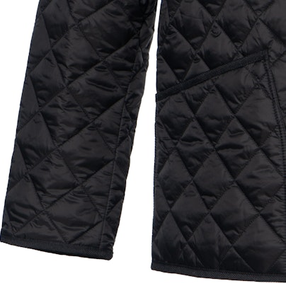 Burberry FW24 Diamond Quilted Classic Check Cotton Jacket Black . 80841891 1