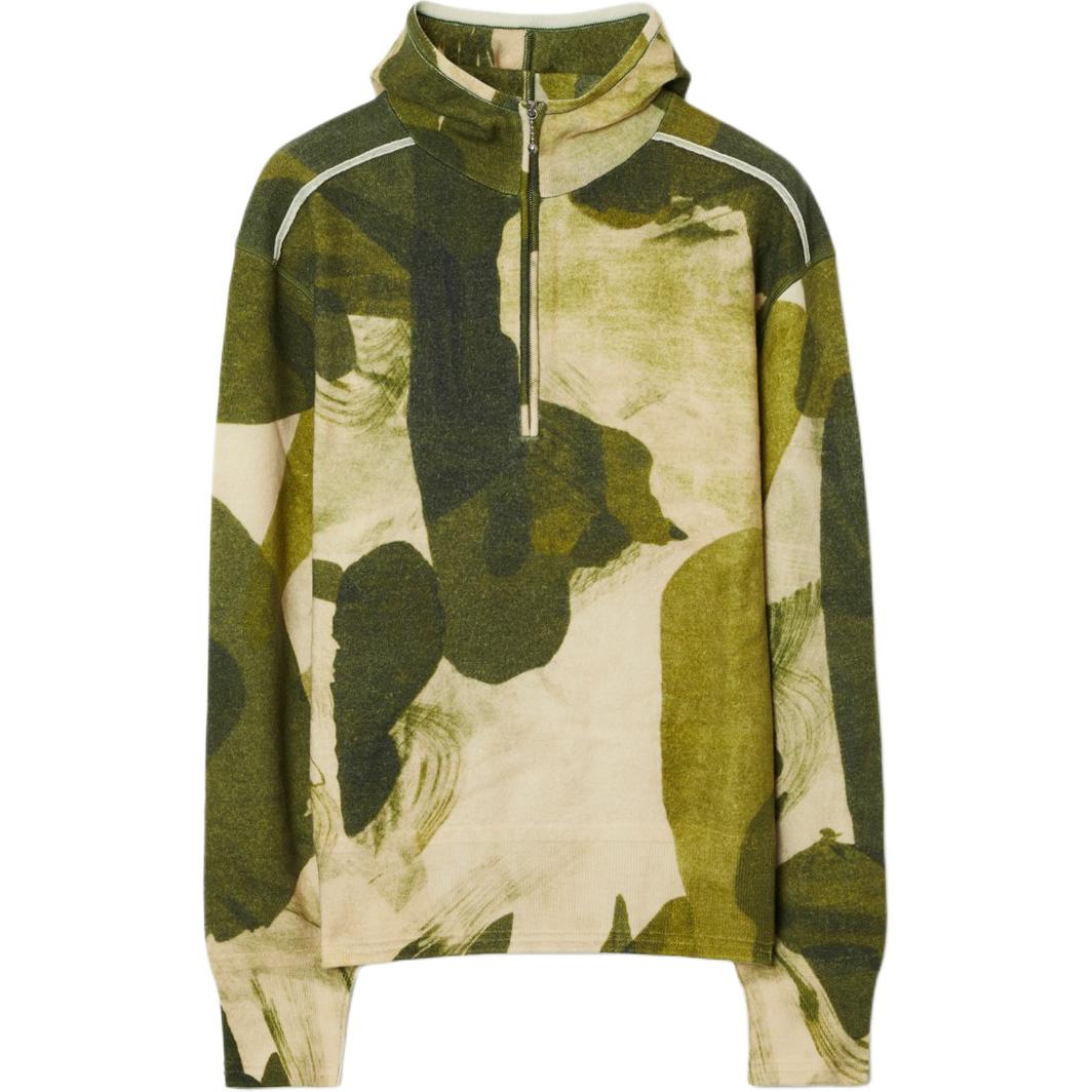 Burberry FW25 Camo Wool Hoodie Long Sleeve 80778281