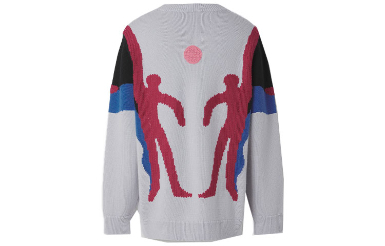 Burberry Geometric Pattern Jacquard Wool Sweater for Men Lilac Purple 80455131 圖 3