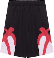 Burberry Geometric Pattern Knit Relaxed Fit Elastic Waist Shorts Black 80455141 Burberry Geometric Pattern Knit Relaxed Fit Elastic Waist Shorts Black 80455141