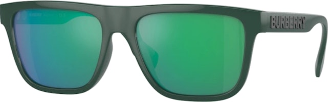 Burberry Gradient Lens Irregular Sunglasses for Men - Green. 0BE4402U-4038F2 Burberry Gradient Lens Irregular Sunglasses for Men - Green. 0BE4402U-4038F2