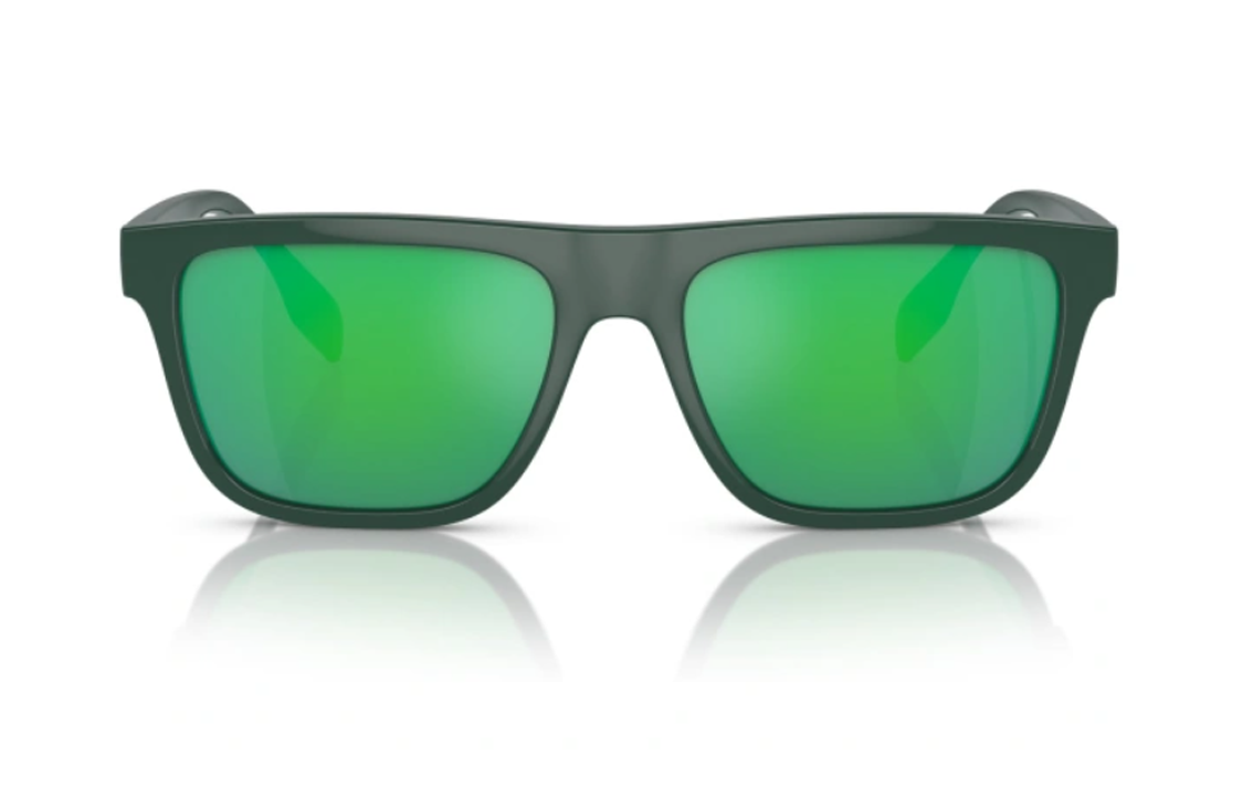 Lookbook Burberry Gradient Lens Irregular Sunglasses for Men - Green. 0BE4402U-4038F2