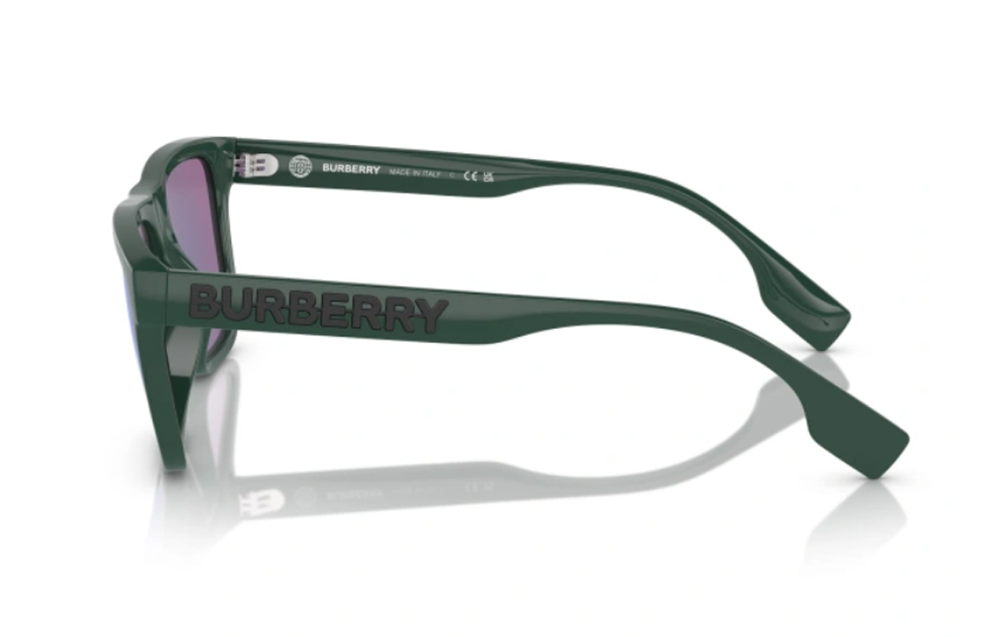 Shop Burberry Gradient Lens Irregular Sunglasses for Men - Green. 0BE4402U-4038F2