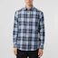 Purchase Burberry Gradient Plaid Shirt with Embroidered Logo - Blue 80367751