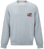 Burberry Graffiti Logo Sweatshirt Men’s Light Marl Gray 80020361 Burberry Graffiti Logo Sweatshirt Men’s Light Marl Gray 80020361