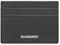 Buy Burberry Dompet Kartu Kulit Grainy (4 Slot Kartu) Hitam