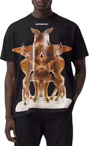 Burberry 男裝黑色圖案印花圓領短袖T恤 8037056 Lookbook Burberry 男裝黑色圖案印花圓領短袖T恤 8037056