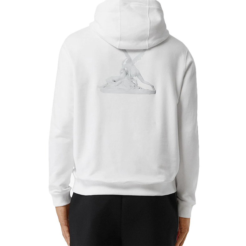 Burberry Graphic Print Hoodie White 80243681 圖 3