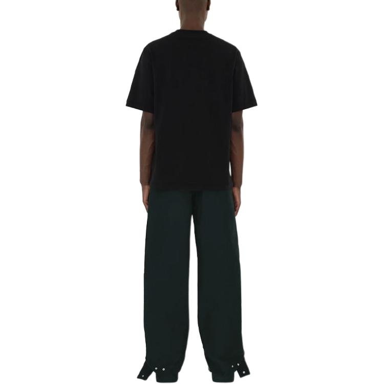 Shop Burberry Graphic Print Loose Fit Crew Neck  T-Shirt in Black. 80950581