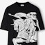 Sizing Burberry Graphic Print Loose Fit Crew Neck T-Shirt in Black. 80950581