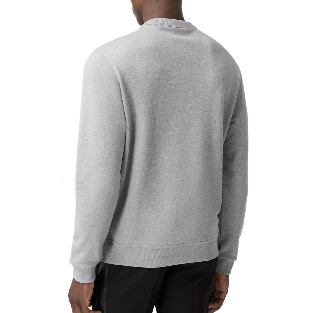 Shop Burberry Gray Checkered Cashmere Knit Sweater 80330451