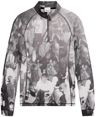 Sudadera Burberry Gris Media Cremallera con Estampado Gráfico Integral 45596671 Buy Sudadera Burberry Gris Media Cremallera con Estampado Gráfico Integral 45596671