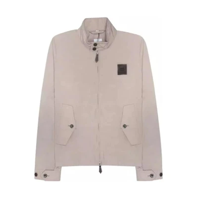 Burberry Gray High-Neck Zip-Up Jacket Long Sleeve Outerwear 80678491