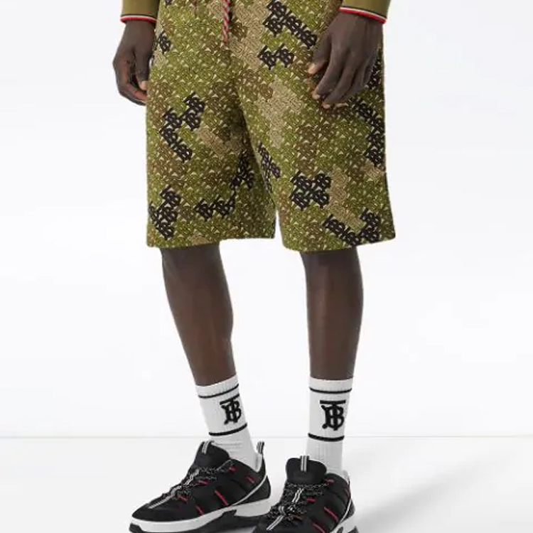 Burberry Green Camo Shorts 80148201 圖 4
