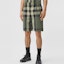 Purchase Burberry 綠色格紋標誌寬鬆版休閒短褲. 80427811
