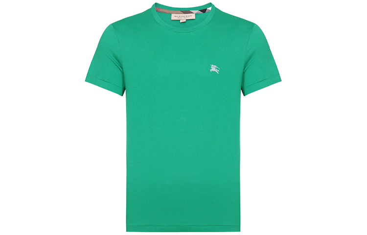 Burberry Green Embroidered Equestrian Short Sleeve T-Shirt 40685921 圖 2