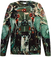 Burberry Green Graffiti Print Pullover Sweatshirt. 80246301 Burberry Green Graffiti Print Pullover Sweatshirt. 80246301