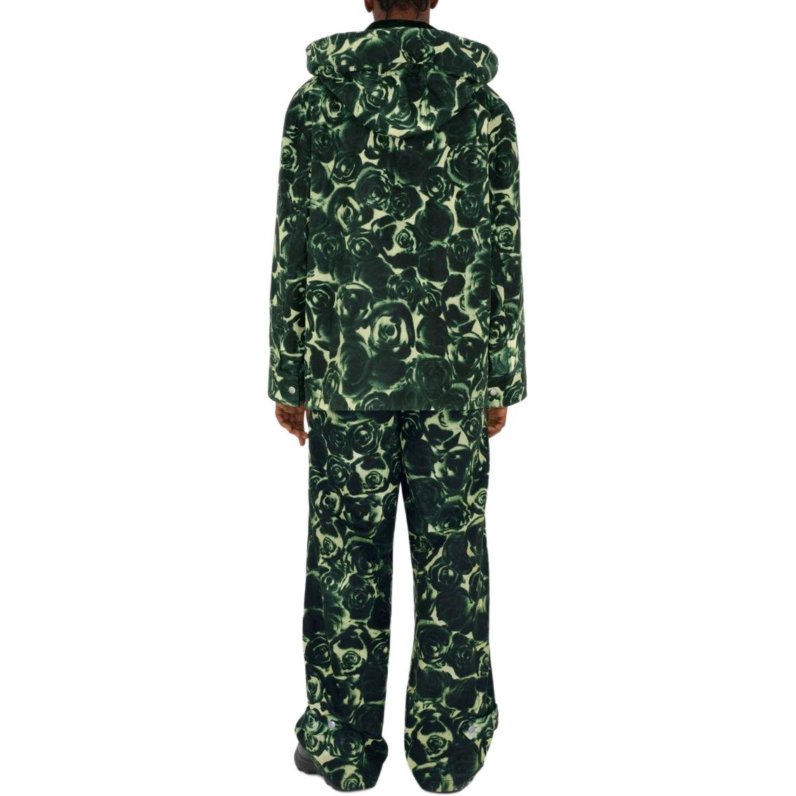 Purchase 巴宝莉绿色玫瑰装饰可拆卸帽休闲夹克 80818981