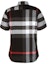 Lookbook Camisa Burberry de Manga Corta con Cuadros Grises. 80256071