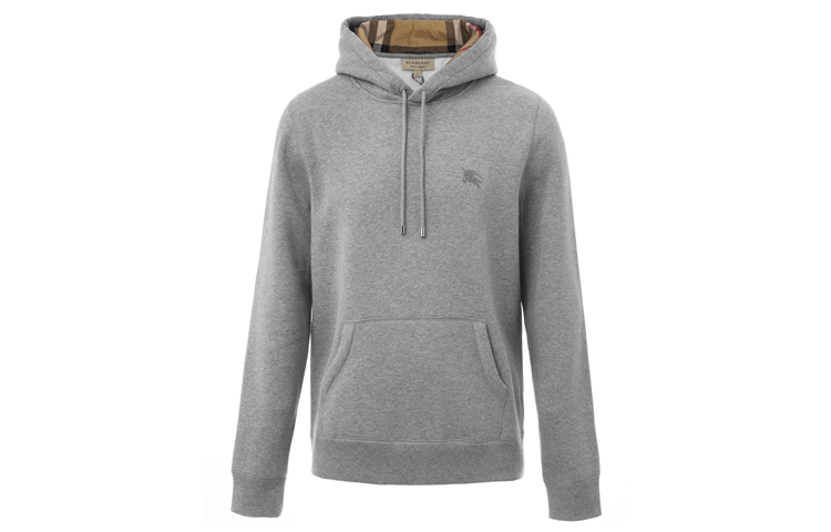 Burberry Grey Fleece Lined Hoodie 80362841 圖 2