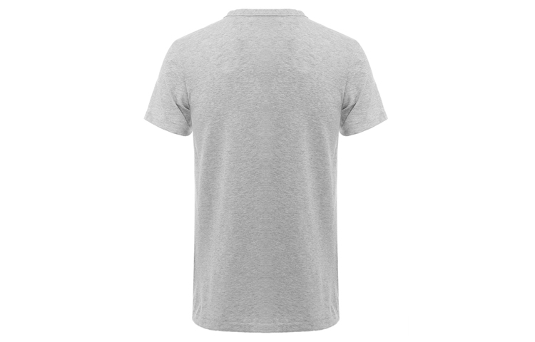 Burberry Grey Logo Embroidered Crew Neck T-Shirt 80277211 圖 3