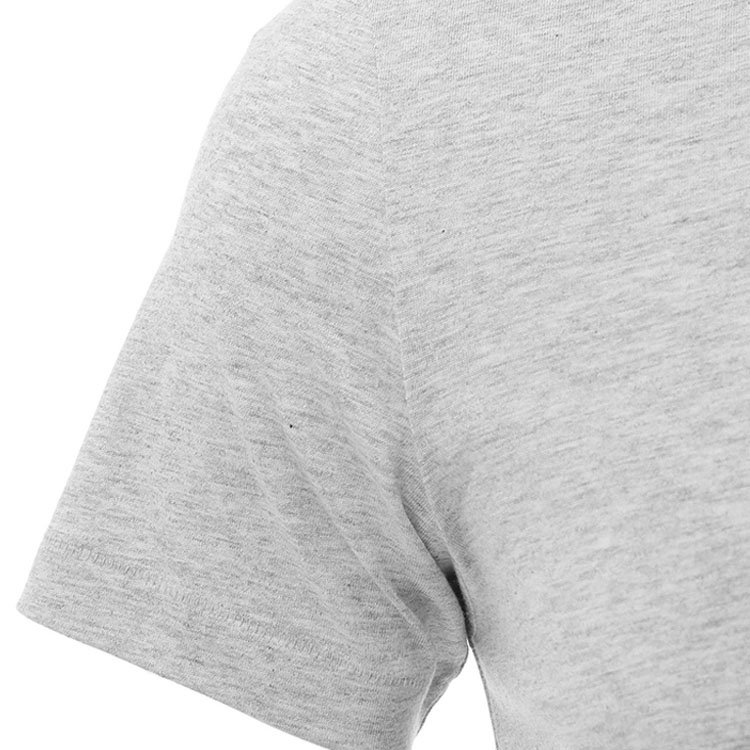 Burberry Grey Logo Embroidered Crew Neck T-Shirt 80277211 圖 6